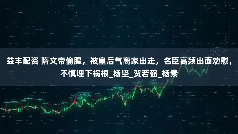 益丰配资 隋文帝偷腥，被皇后气离家出走，名臣高颎出面劝慰，不慎埋下祸根_杨坚_贺若弼_杨素