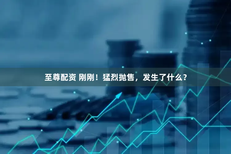 至尊配资 刚刚！猛烈抛售，发生了什么？